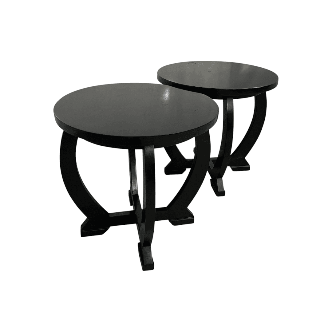 Walker Zabriskie Bow Leg Side Table Set of 2 - Thumbnail 5