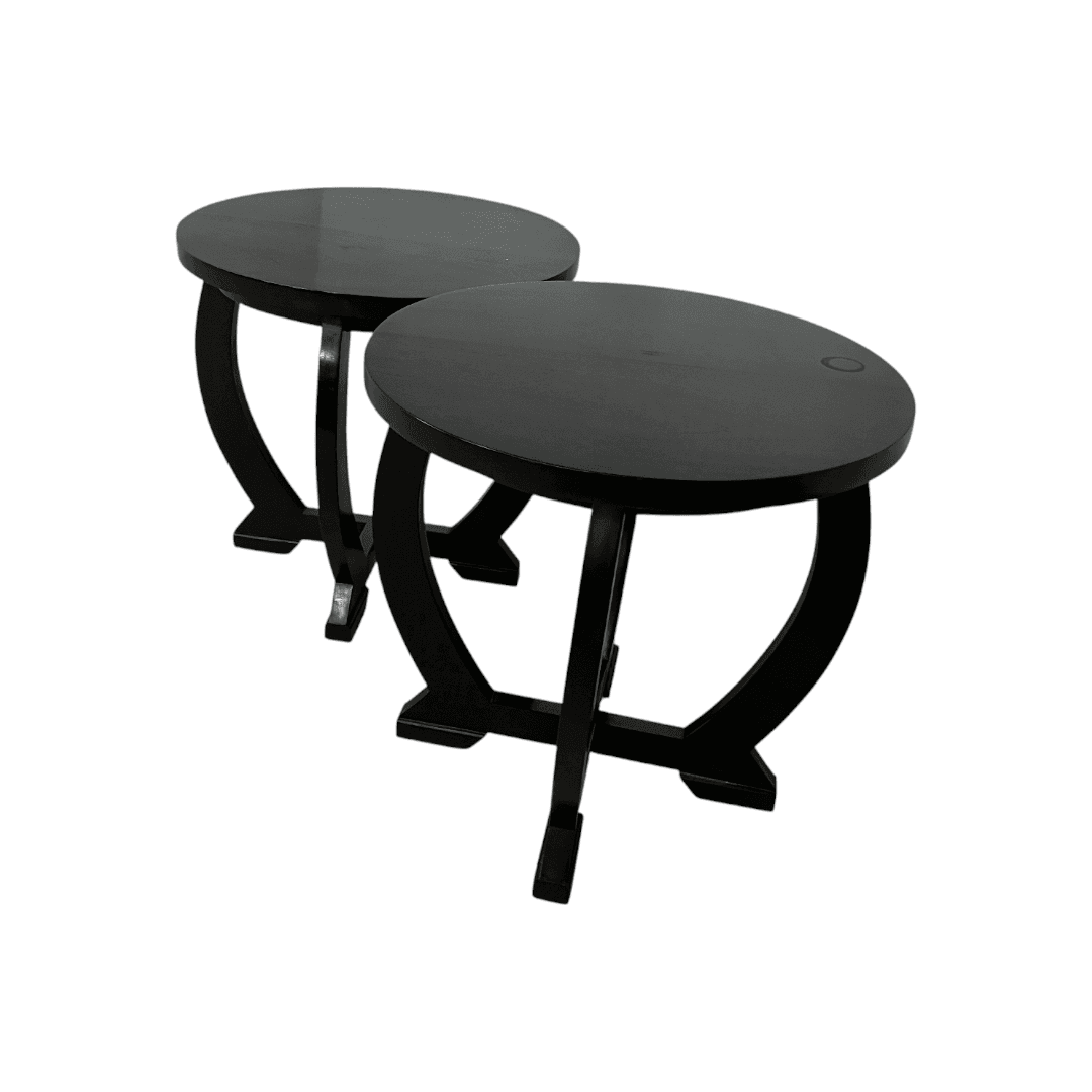 Walker Zabriskie Bow Leg Side Table Set of 2 - Thumbnail 4