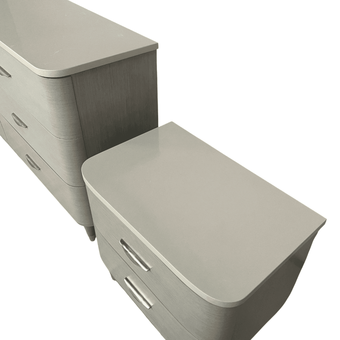 Michael Amini Eclipse Drawer and Moonlight Nightstand Set - Thumbnail 15