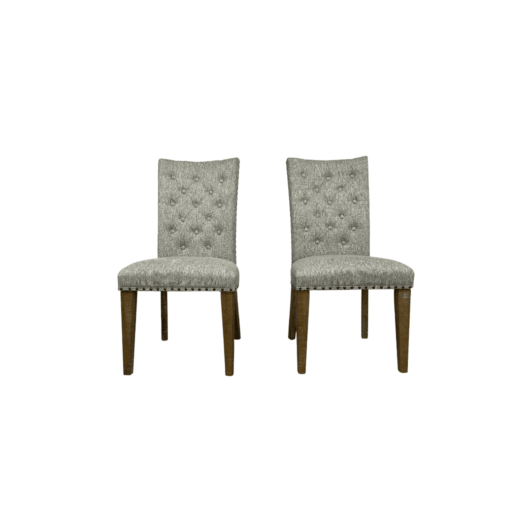 Steve Silver Co. Riverdale Oatmeal Upholstered Dining Side Chair Set - Thumbnail 2