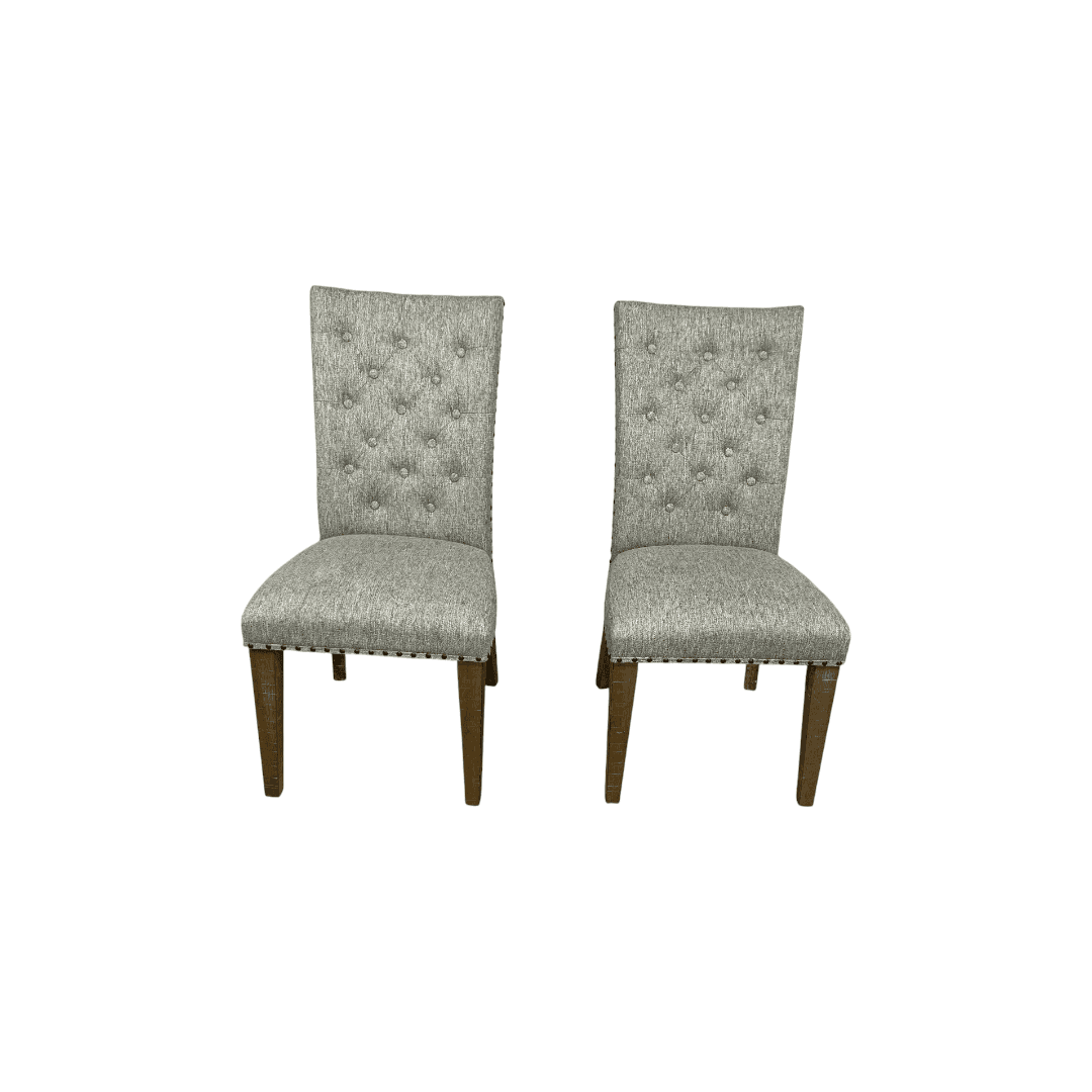 Steve Silver Co. Riverdale Oatmeal Upholstered Dining Side Chair Set - Thumbnail 3