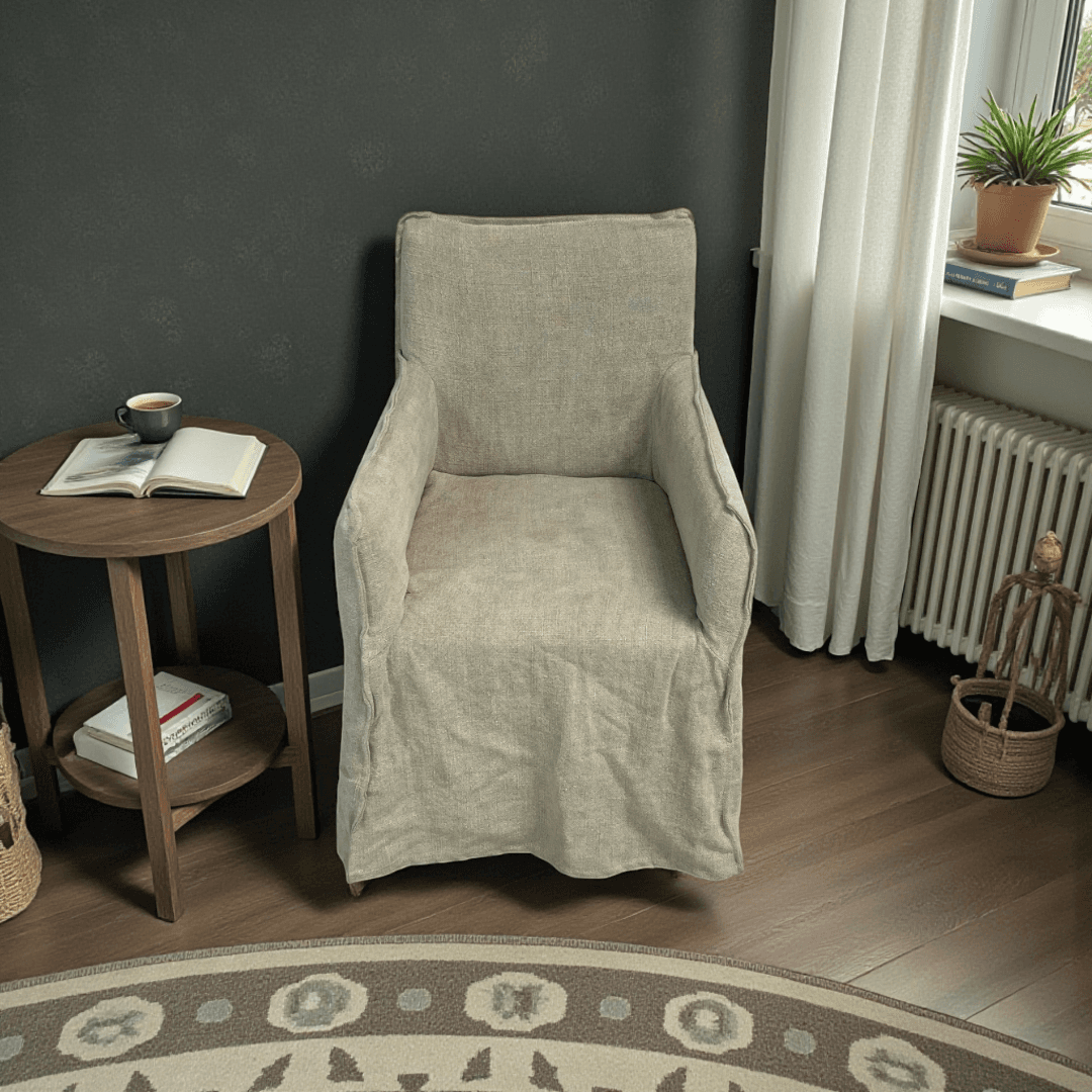 Zentique Cecilia Slipcovered Armchair