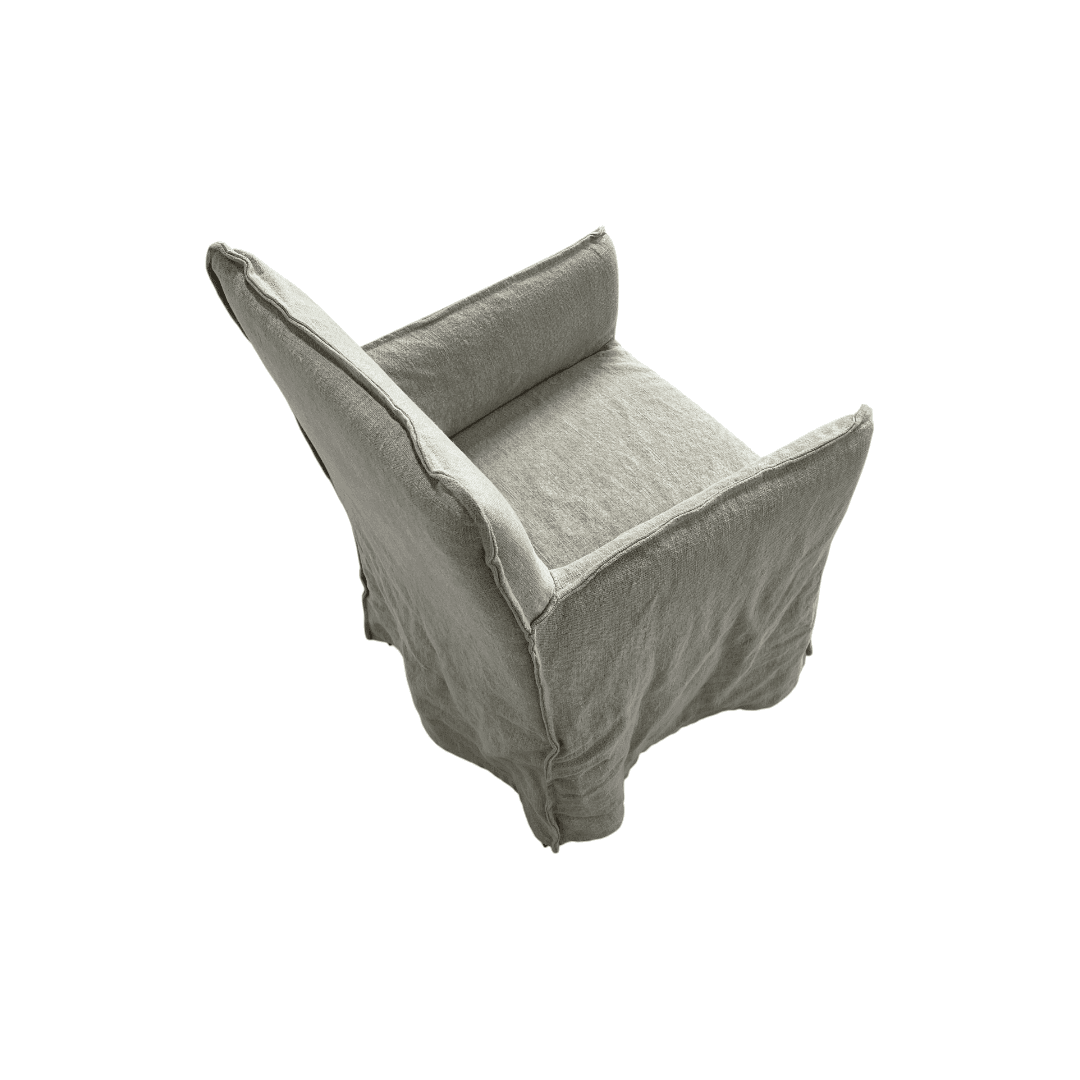 Zentique Cecilia Slipcovered Armchair - Thumbnail 5