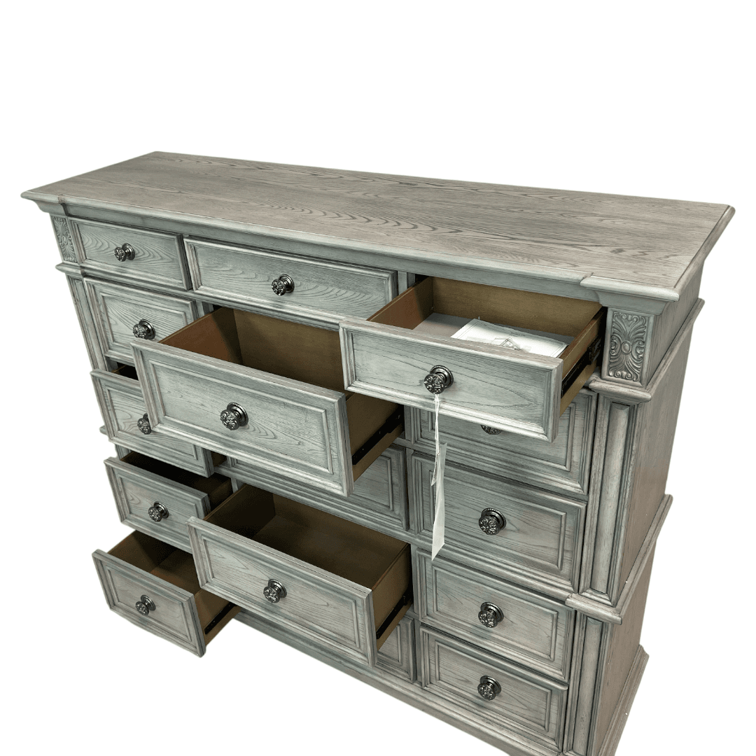 Picket House Furnishings Brookstone 15-Drawer Mansion Chest in Aged Grey - Thumbnail 7