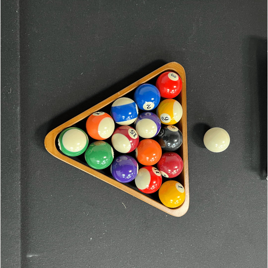 Barrington Billiards 8' Urban Slate-Tech Drop Pocket Table with Cover, Pool Ball and Cue Stick Set - Thumbnail 10