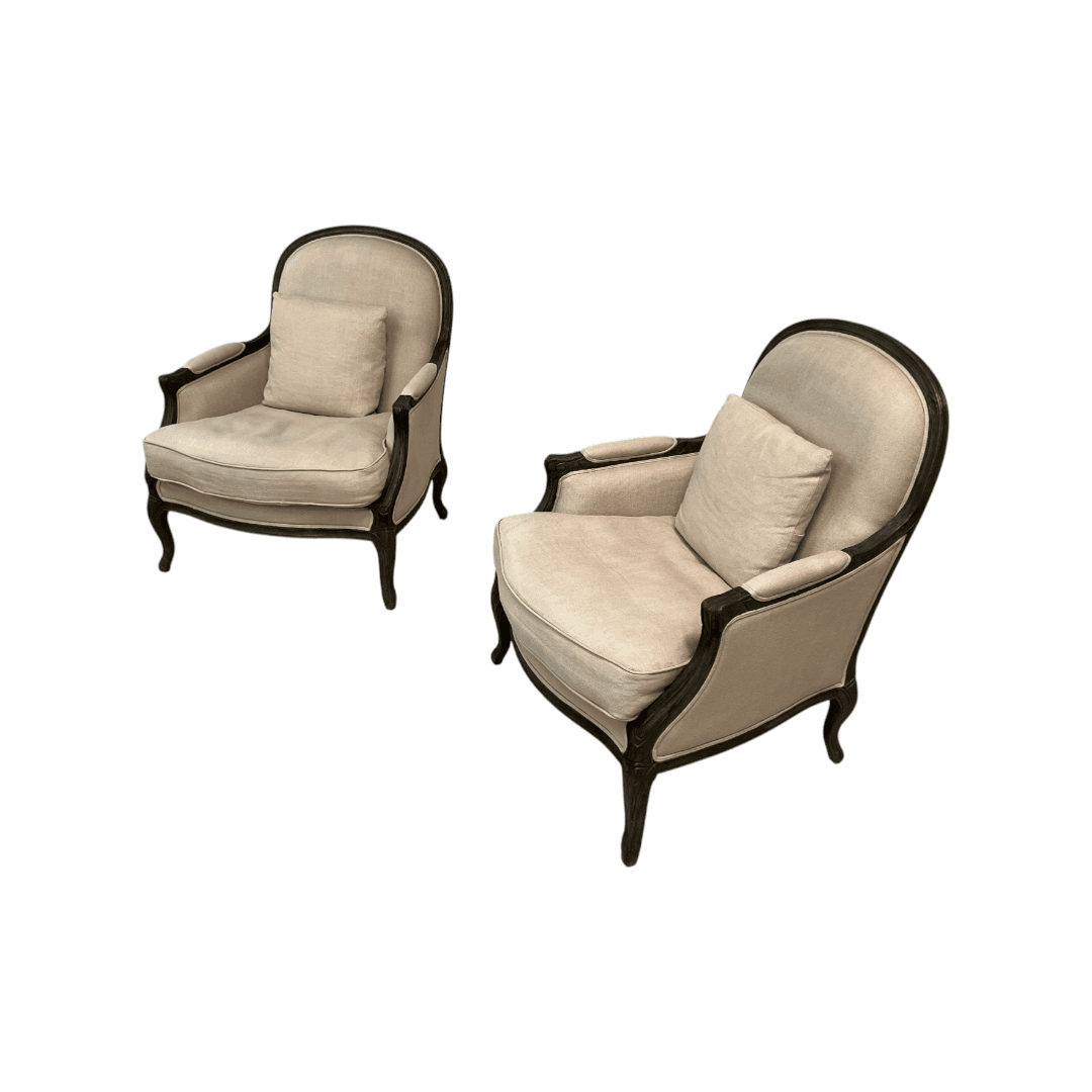 Restoration Hardware Lyon Chair Set - Thumbnail 4