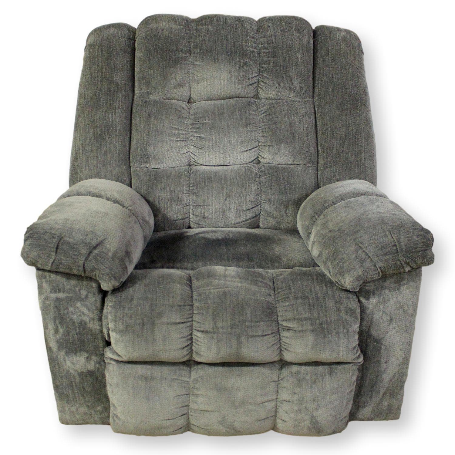 Ashley Tufted Slate Power Recliner - Slate - Image 1