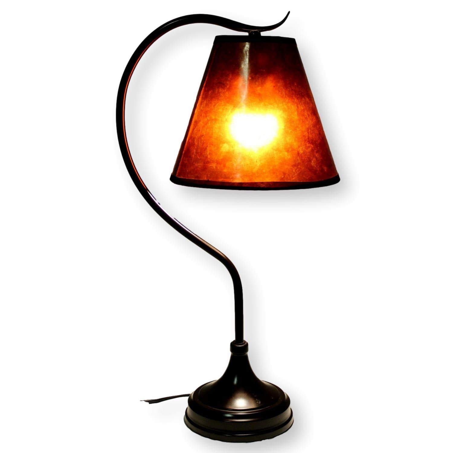 Desk Lamp w/Mica Shade - Thumbnail 2