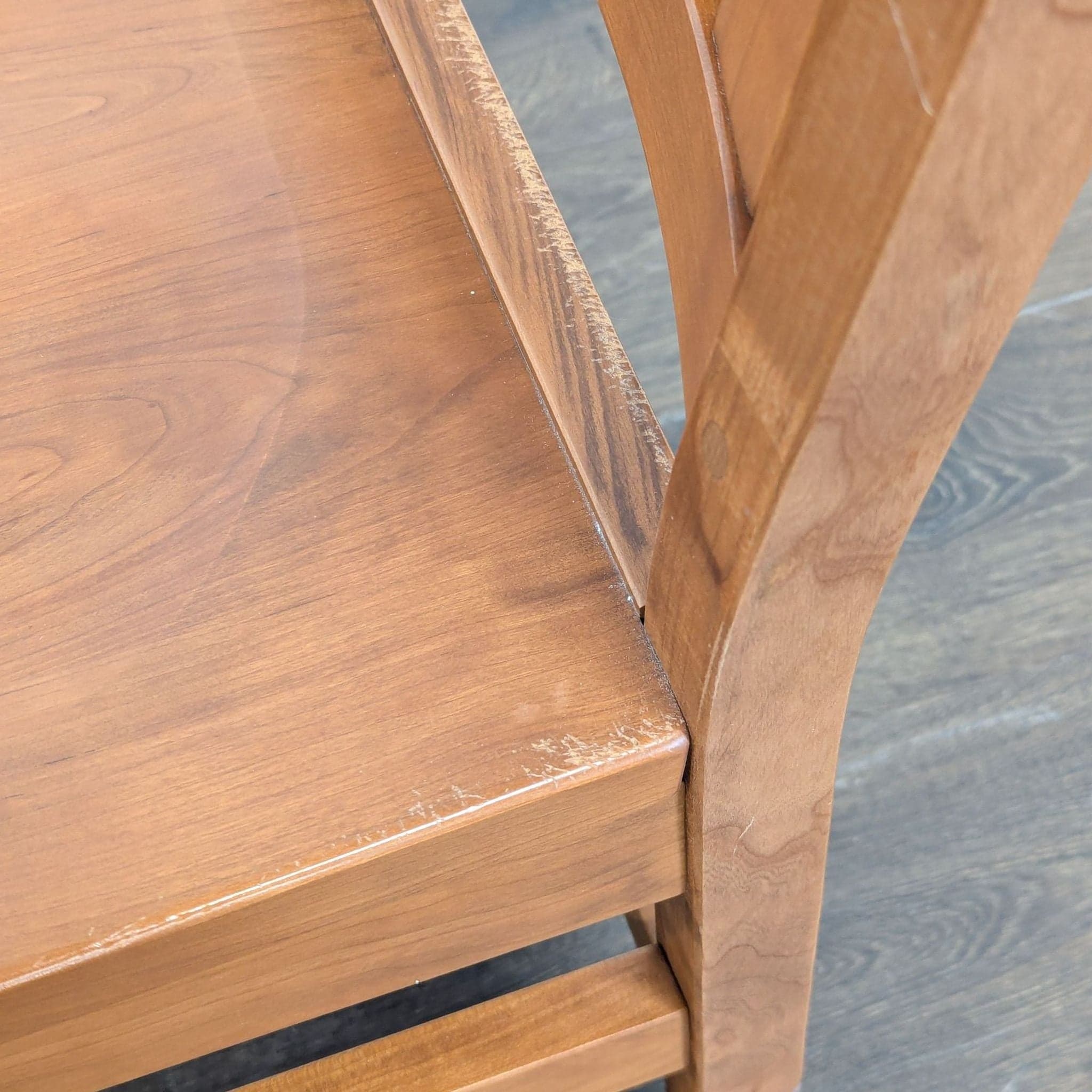 Amish Williamsburg Dining Chair in Rustic Cherry - Thumbnail 4