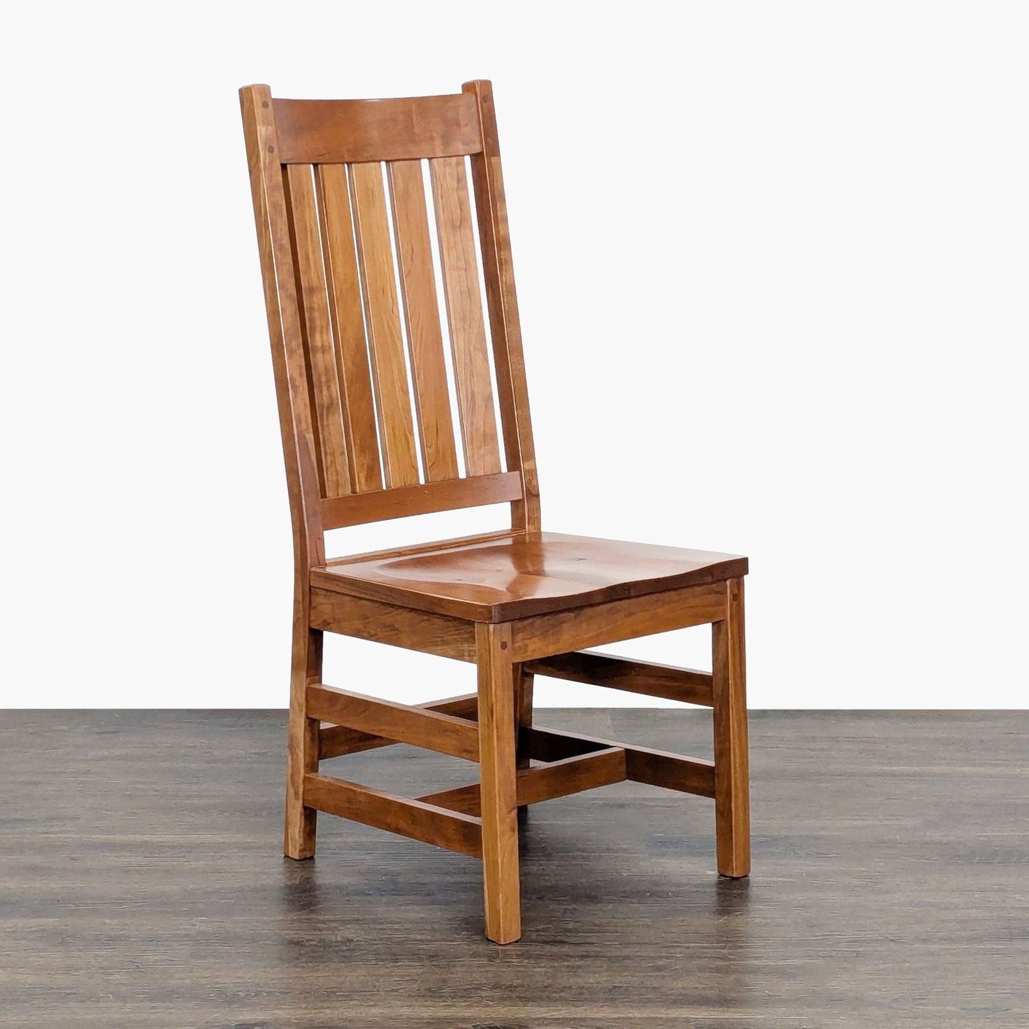Amish Williamsburg Dining Chair in Rustic Cherry - Thumbnail 6