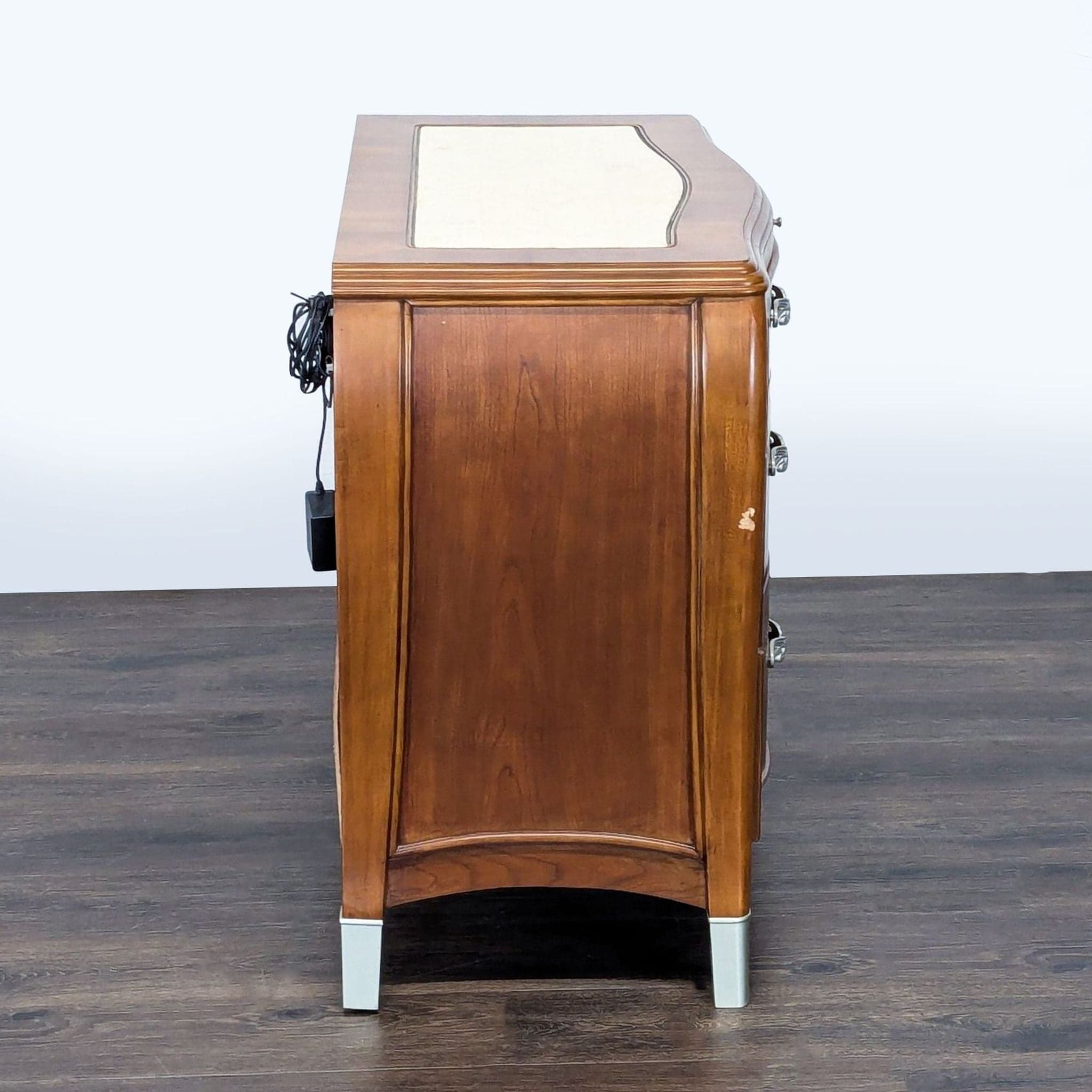 Michael Amini Three Drawer Nightstand - Thumbnail 4