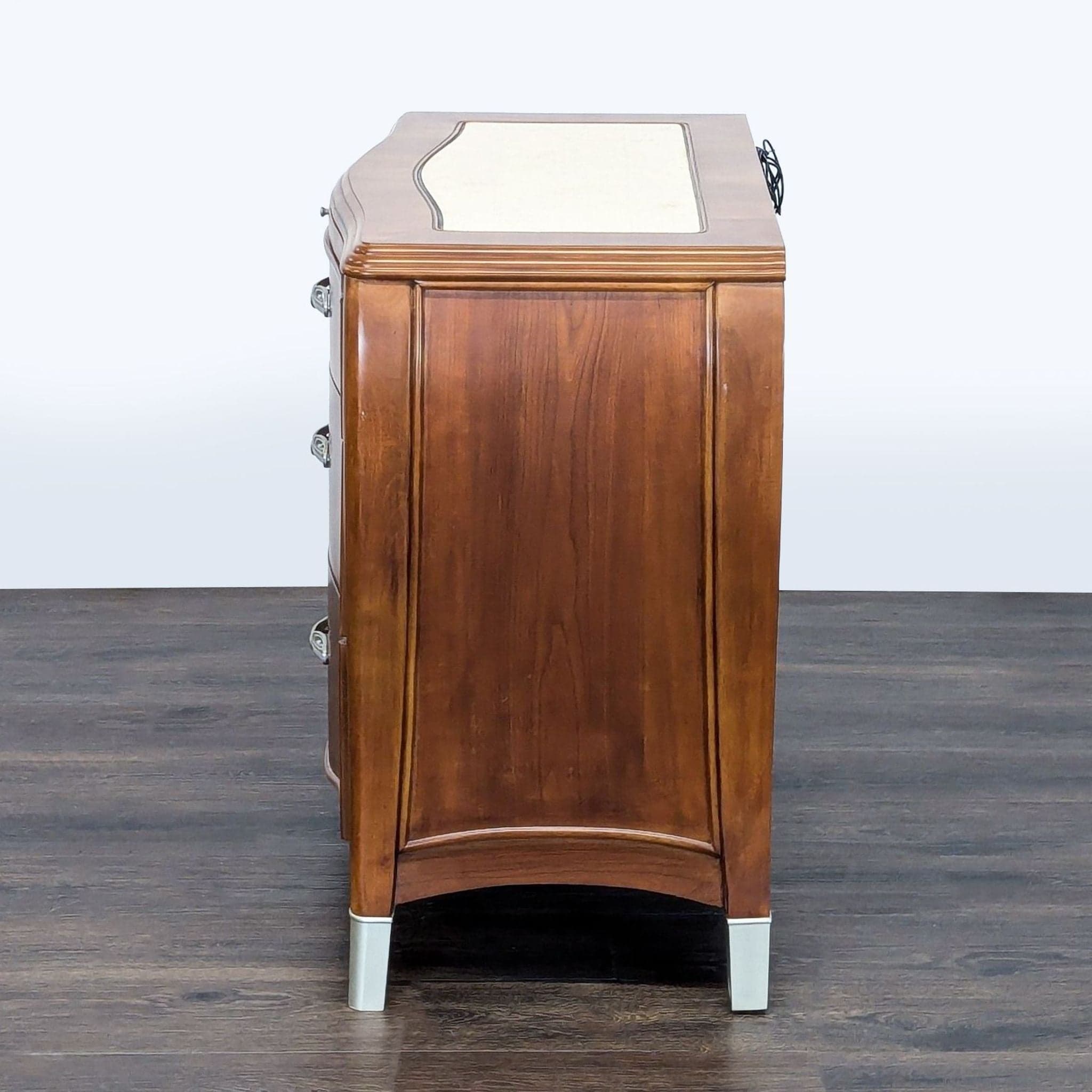 Michael Amini Three Drawer Nightstand - Thumbnail 6