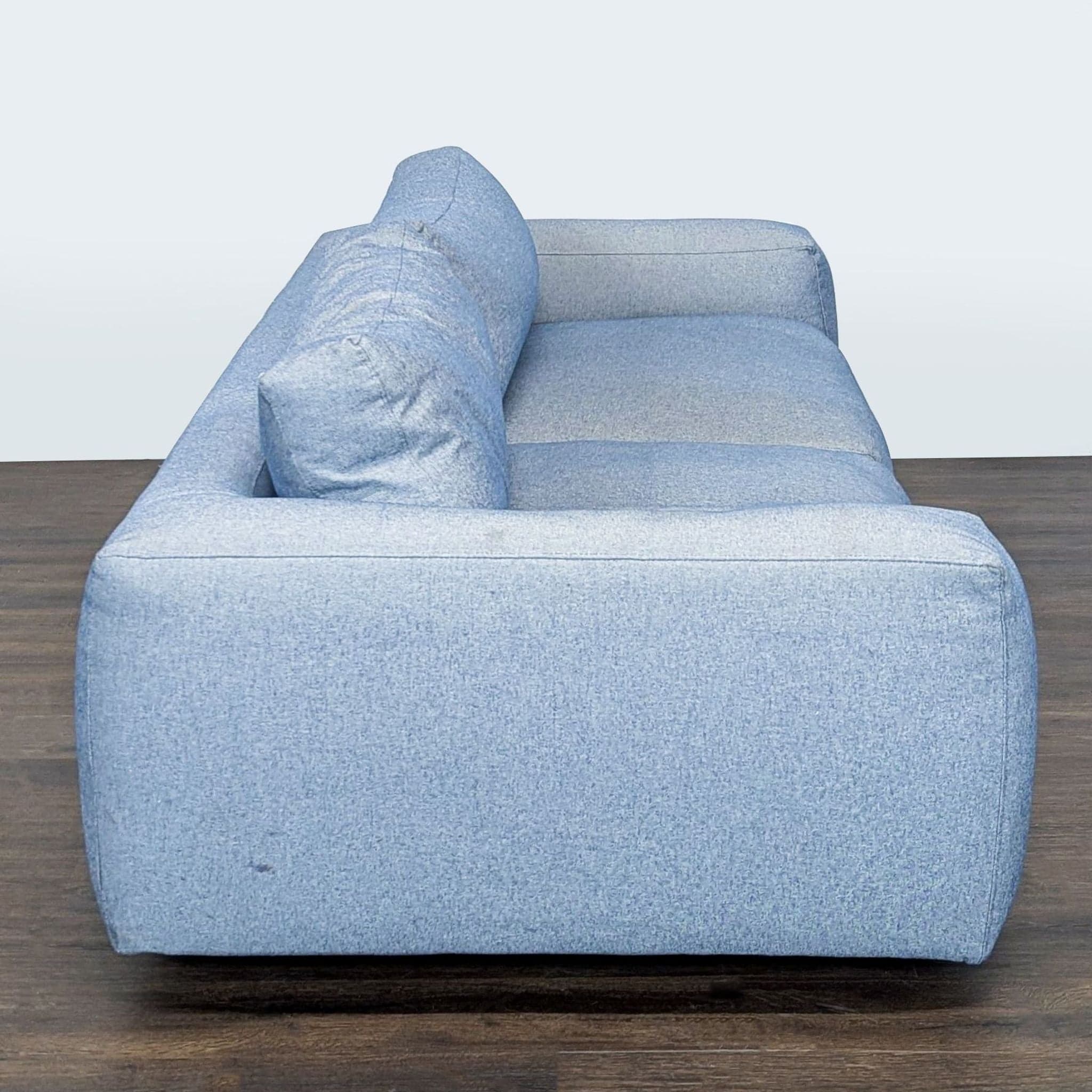 Four Hands Fenton 3-Seat Sofa in Light Blue Upholstery - Thumbnail 2