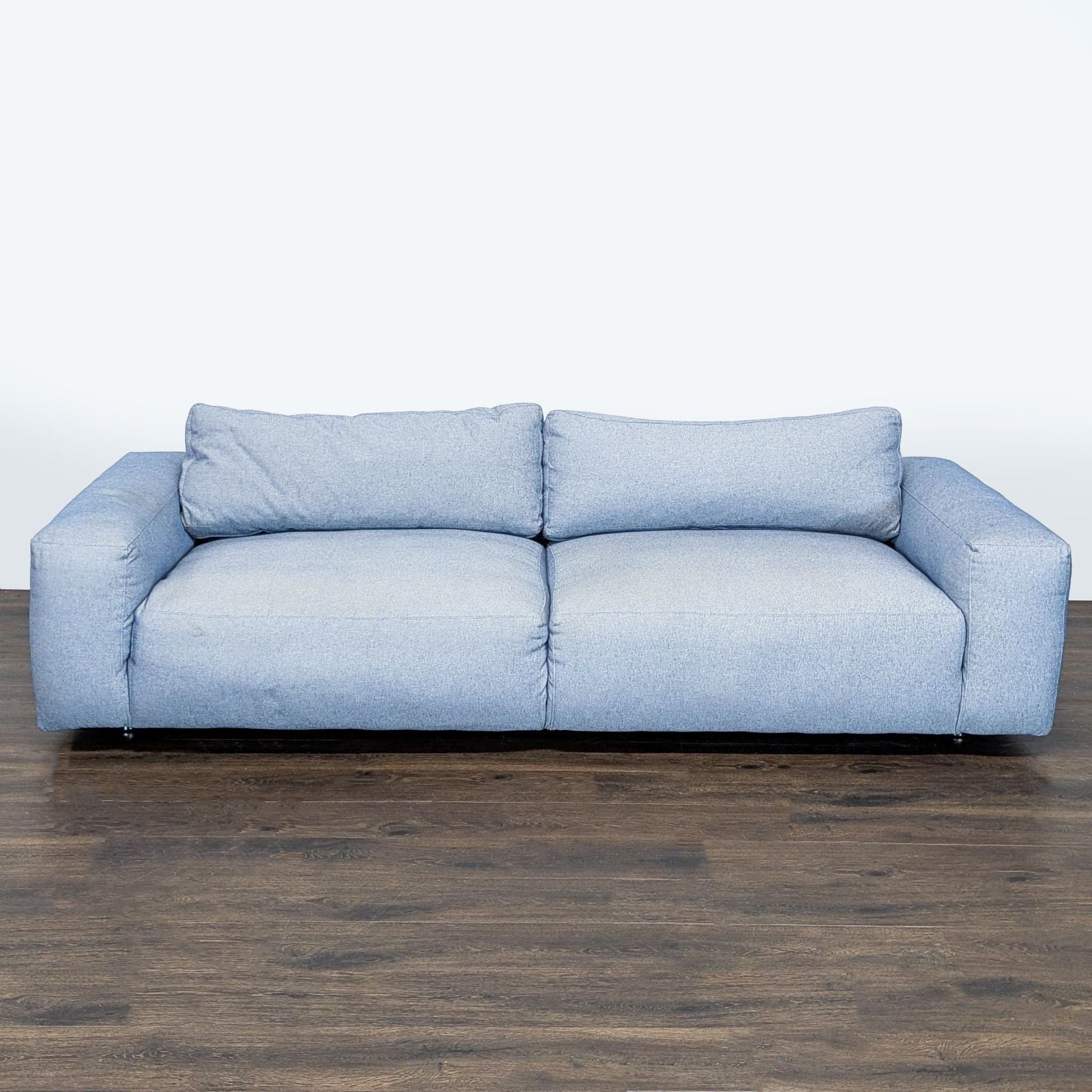 Four Hands Fenton 3-Seat Sofa in Light Blue Upholstery - Image 1
