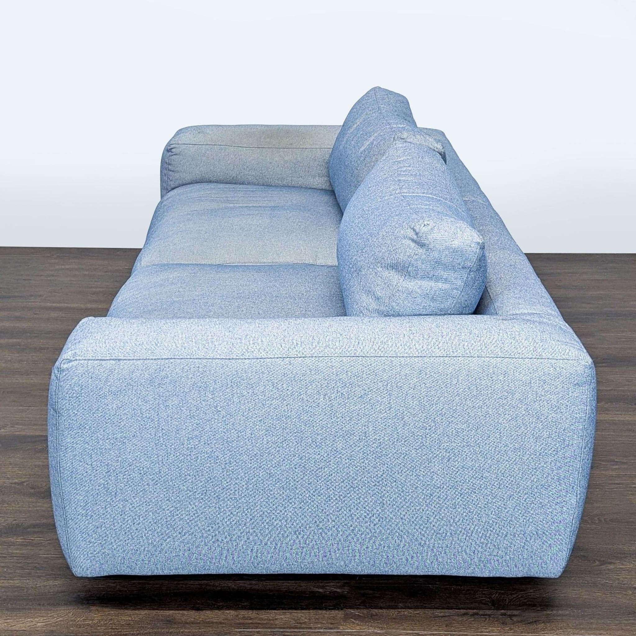 Four Hands Fenton 3-Seat Sofa in Light Blue Upholstery - Thumbnail 5