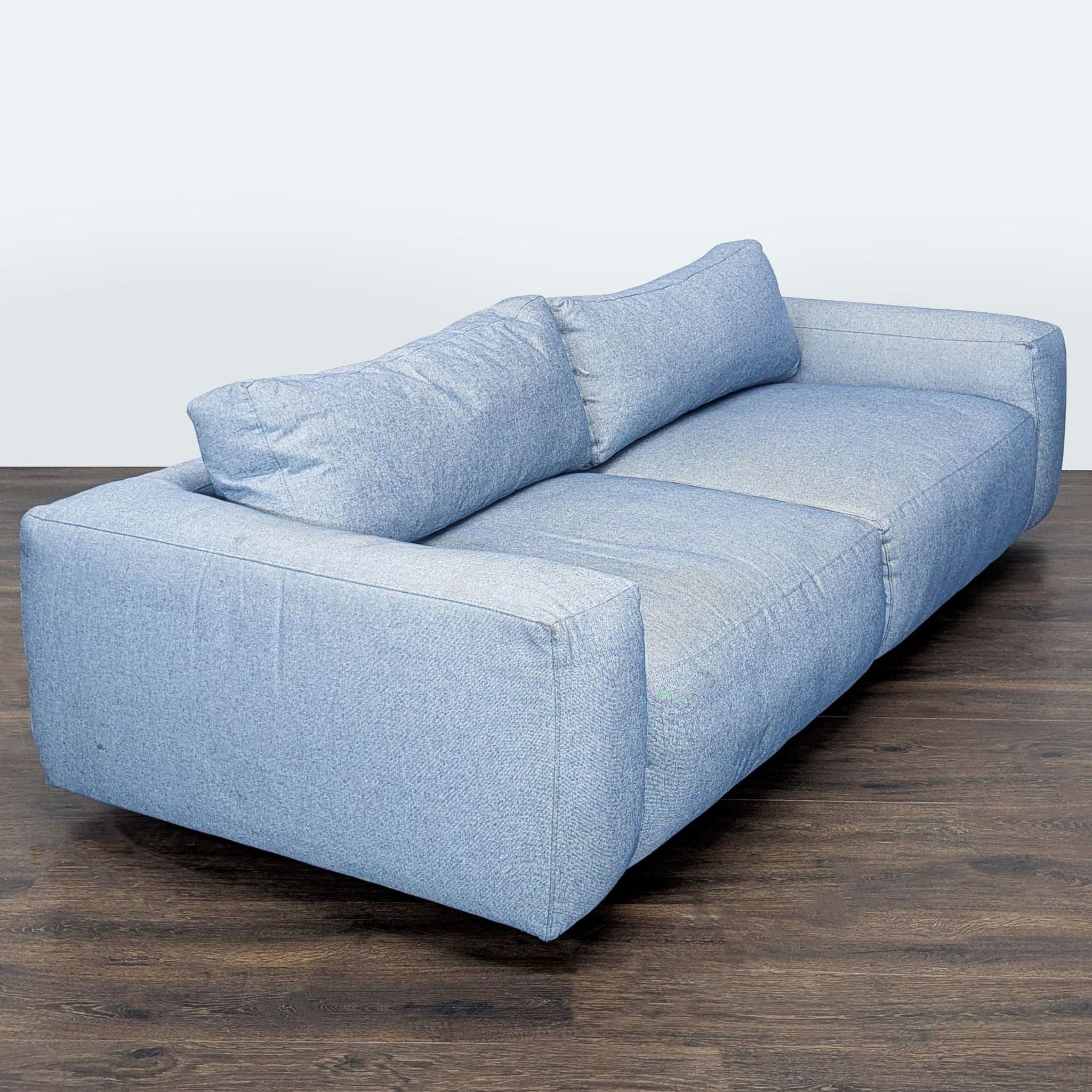 Four Hands Fenton 3-Seat Sofa in Light Blue Upholstery - Thumbnail 3