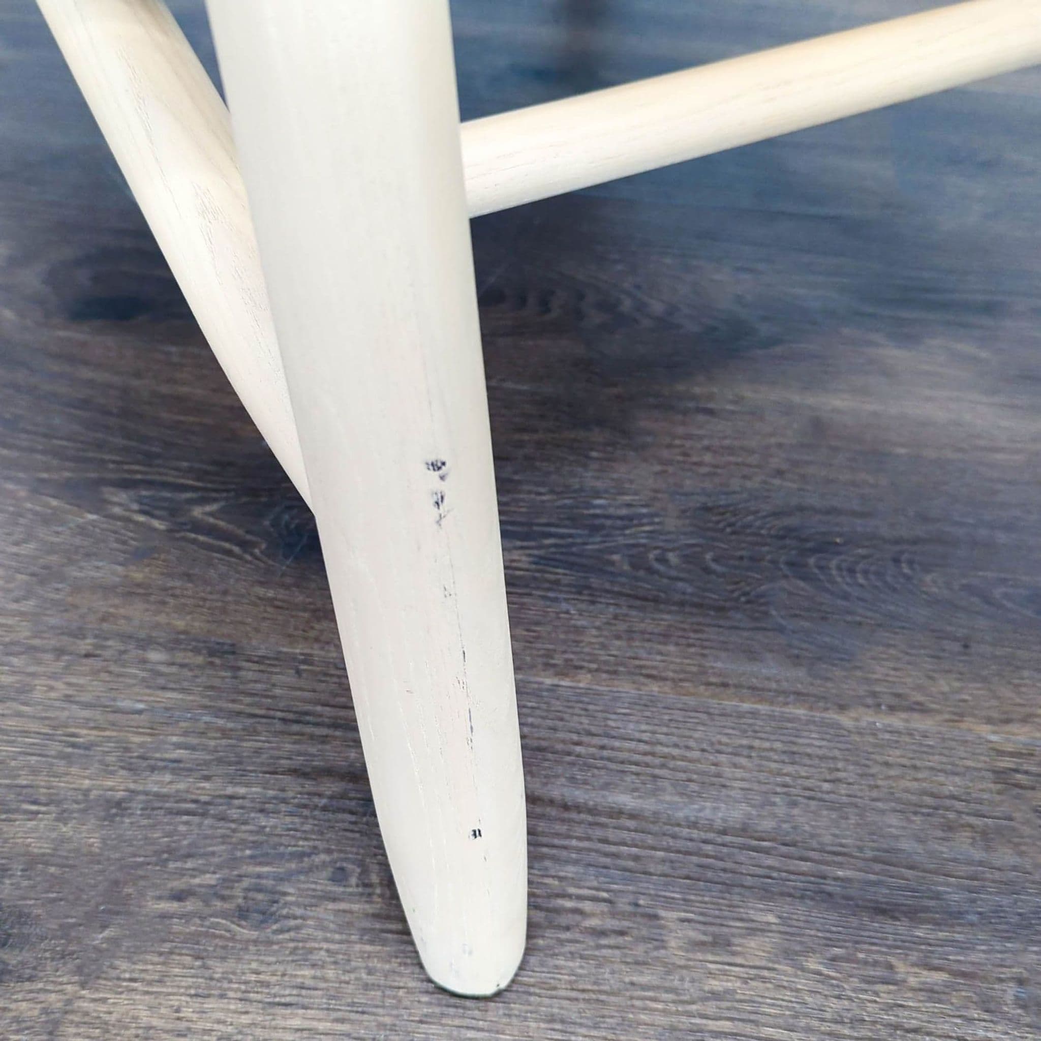 Four Hands Arnett Modern Lounge Chair with Light Wood Frame and Cream Leather Upholstery - Thumbnail 5