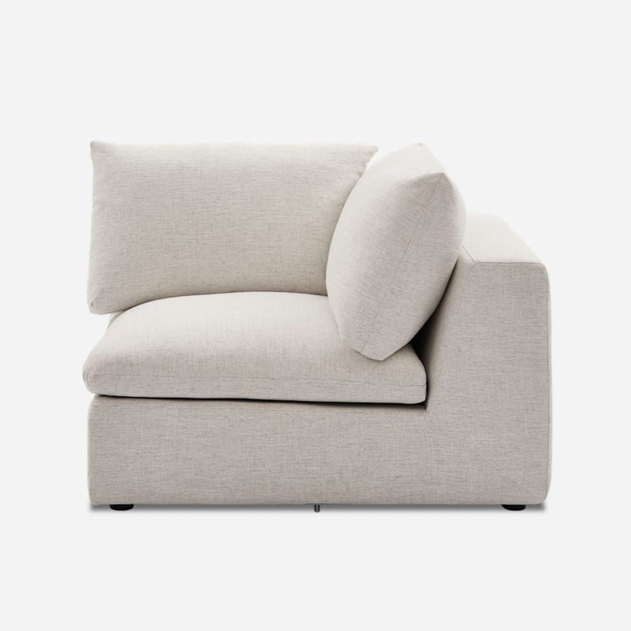 Castlery Dawson Modern Sectional Corner Piece in Beach Linen - Thumbnail 4