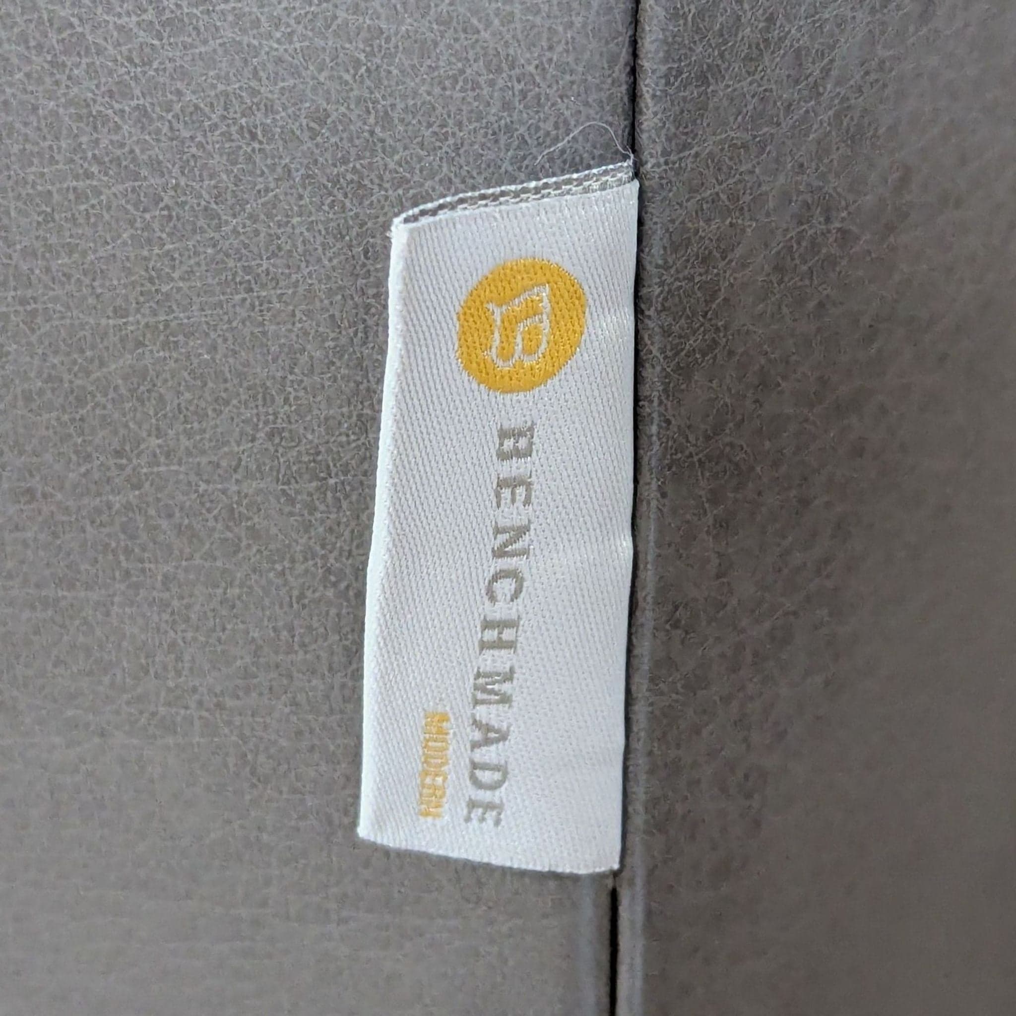 BenchMade Modern Skinny Fat Gray Leather Sectional Sofa – L-Shaped Seating - Thumbnail 6