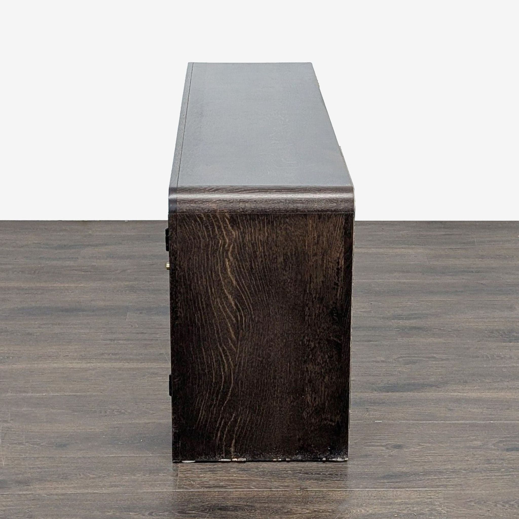 Living Spaces Kabria Cocoa Fireplace TV Stand - Thumbnail 3