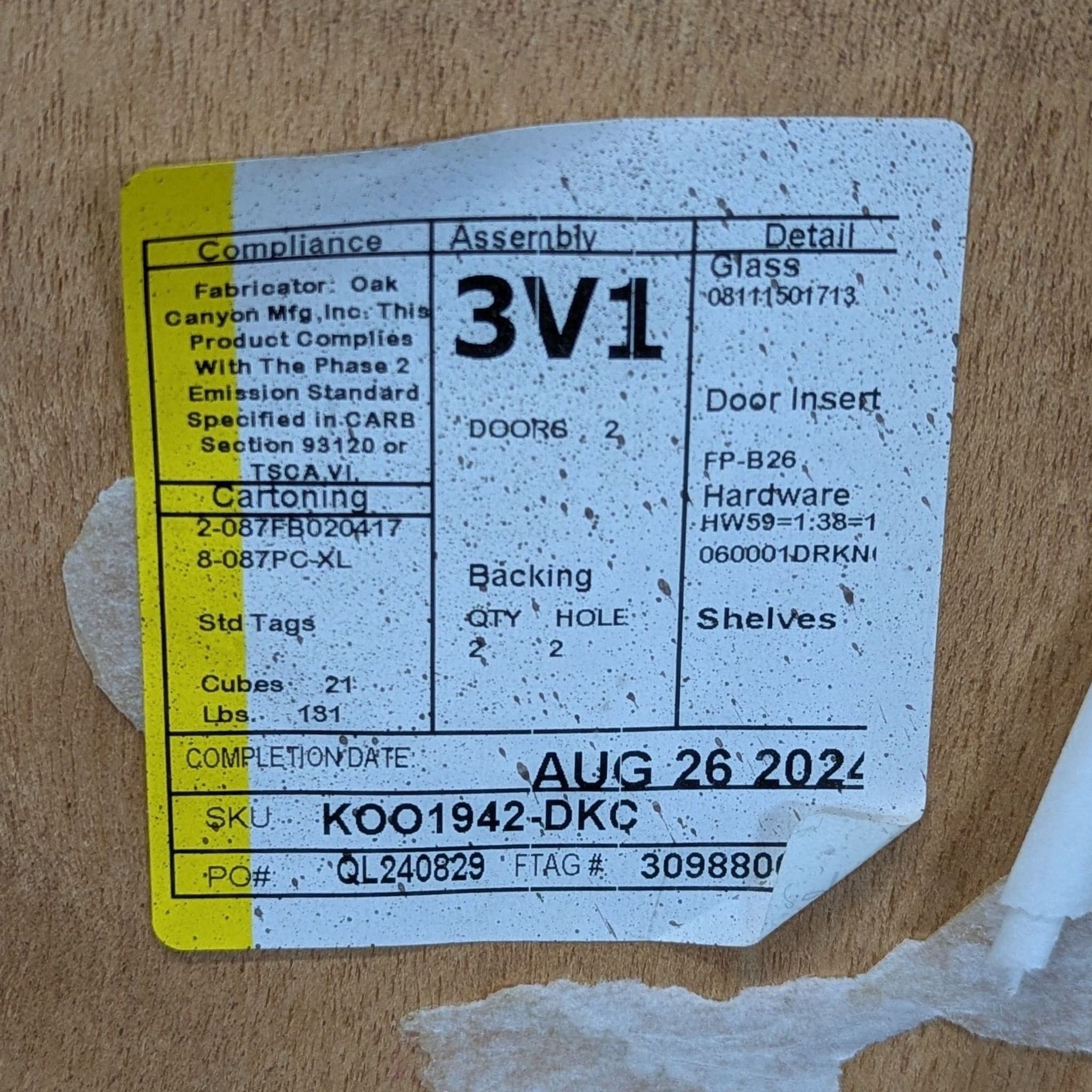 Living Spaces Kabria Cocoa Fireplace TV Stand - Thumbnail 6