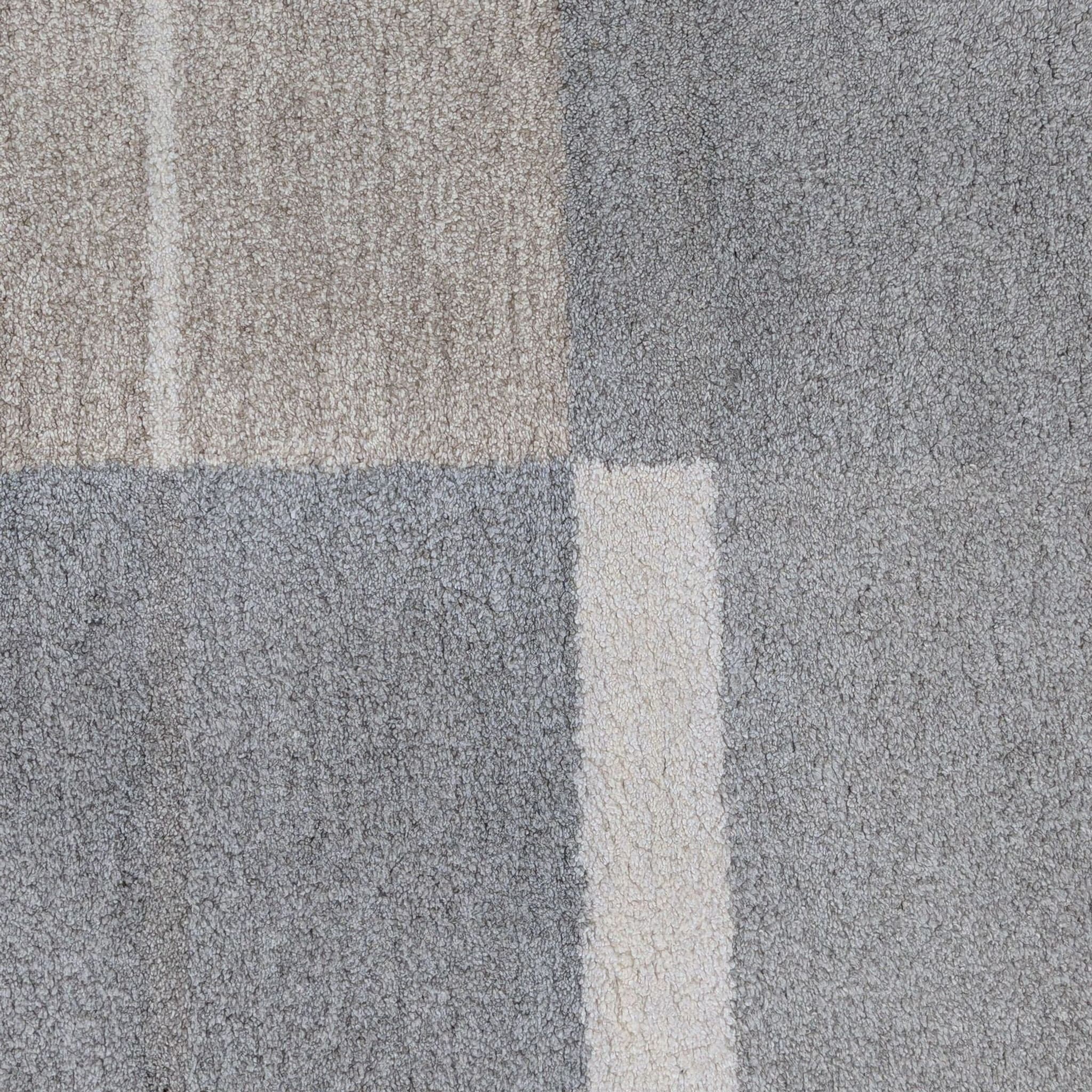 Surya Fowler Modern Geometric Area Rug – Gray & Beige, 7’10” x 10’2” - Thumbnail 2