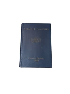 Vintage Style A Tale of Two Cities Book Storage Box 1850 Charles Dickens Novelty - Image 1