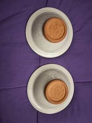 The Original Apple Baker Baking Dishes Set- 2 Christian Ridge Pottery Maine 1983 - Thumbnail 2