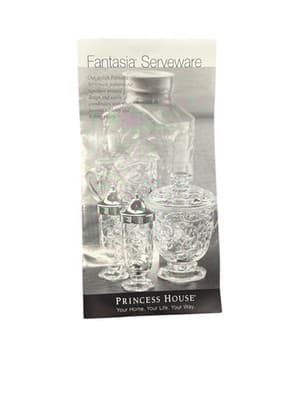 NEW IN BOX! Princess House Fantasia Poinsettia Cookie Canister Jar Set of 2 NIB - Thumbnail 2