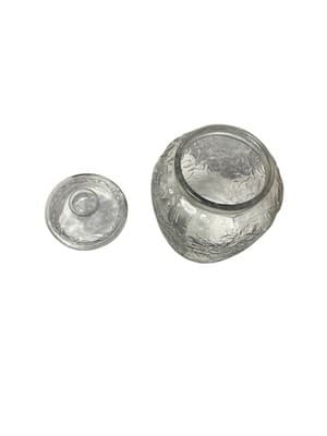 NEW IN BOX! Princess House Fantasia Poinsettia Cookie Canister Jar Set of 2 NIB - Thumbnail 10