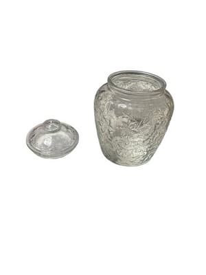 NEW IN BOX! Princess House Fantasia Poinsettia Cookie Canister Jar Set of 2 NIB - Thumbnail 9