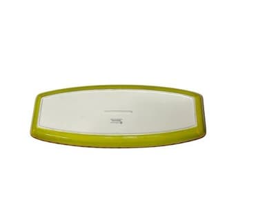 NEW Dept 56 Large Christmas Holly Tartan Plaid Platter 15" Serving Tray - Thumbnail 5