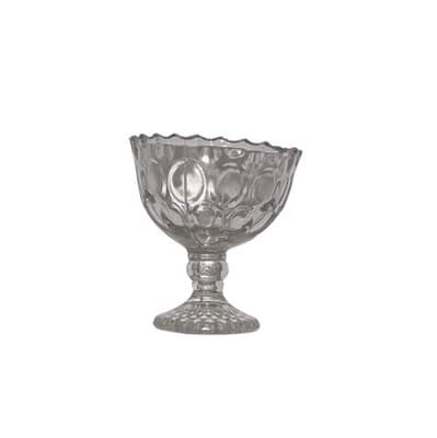 RARE Set of 8 EAPG Flint Glass Compotes Waffle &Thumbprint Antique 1860 PRISTINE - Thumbnail 3