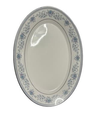 NEW! Noritake Blue Hill Set 3 Graduated Oval Platters 16" 14" 12" MINT Serving - Thumbnail 4