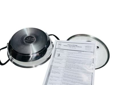 Princess House Heritage Series 2-Qt. Stainless Steel Casserole Pan - Thumbnail 9