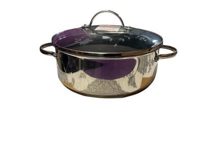 PRINCESS HOUSE 4 Qt Stainless Steel Pot Excalibur Non-Stick Induction Ready NIB