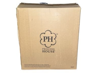 NEW Princess House Moderna 3 Qt Casserole Cook + Serve #4601 White Ceramic NIB - Thumbnail 9