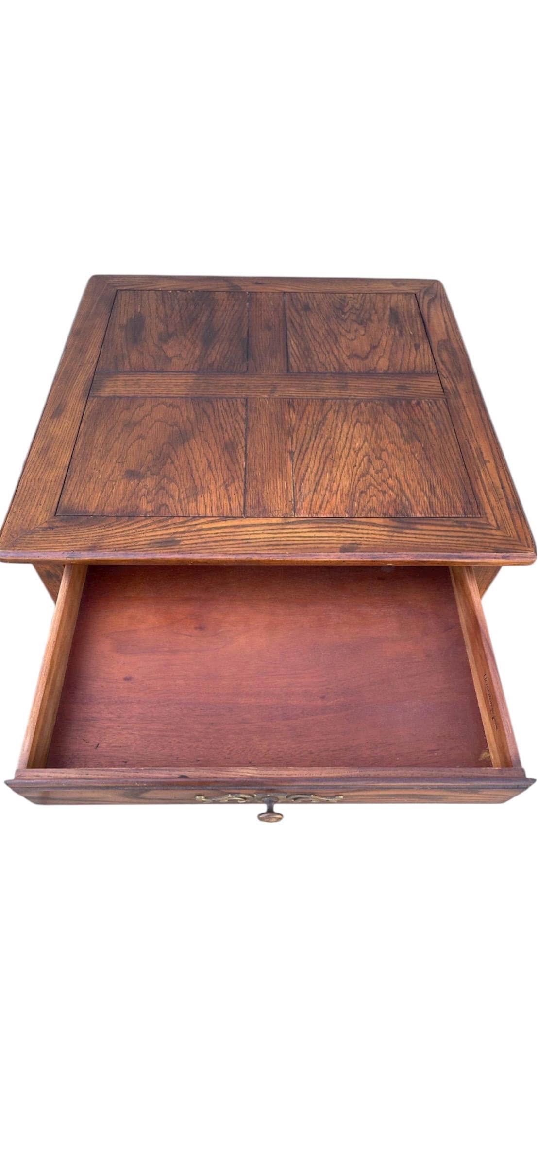 Vintage Henredon French Provincial Parquetry End Tables - Pair