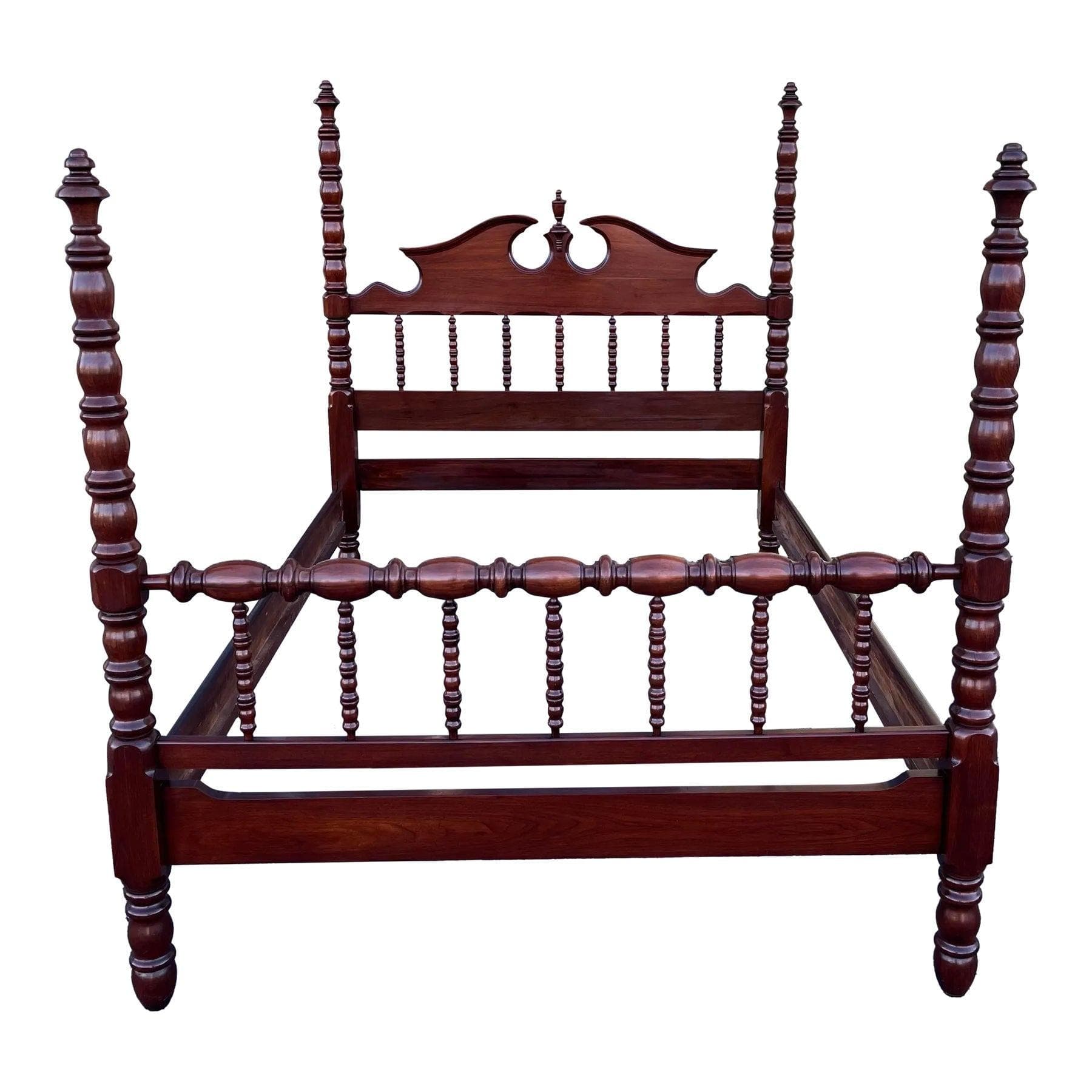 Full Size Spool Poster Bed by Davis Cabinet Co - Image 1