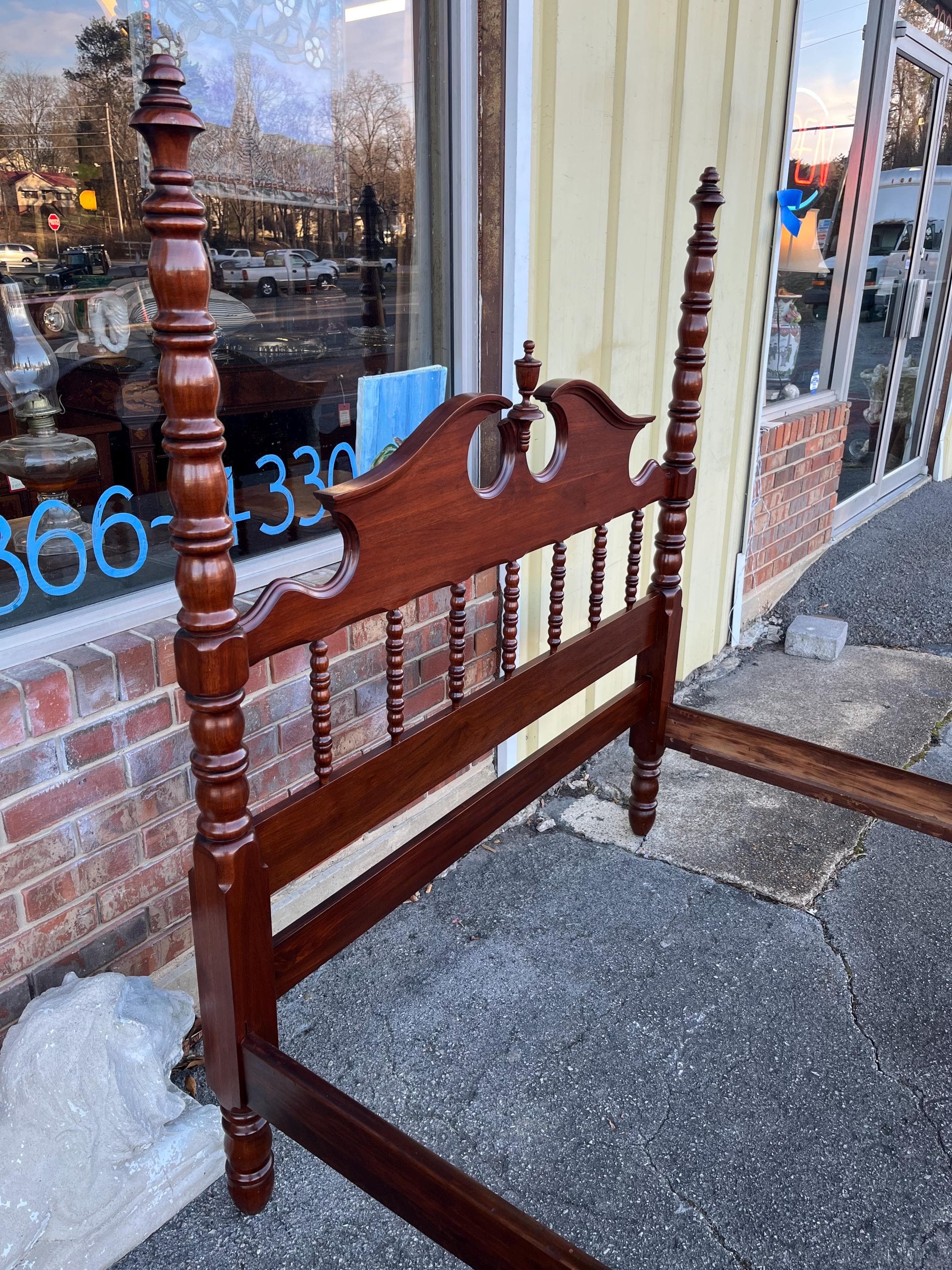 Full Size Spool Poster Bed by Davis Cabinet Co - Thumbnail 6