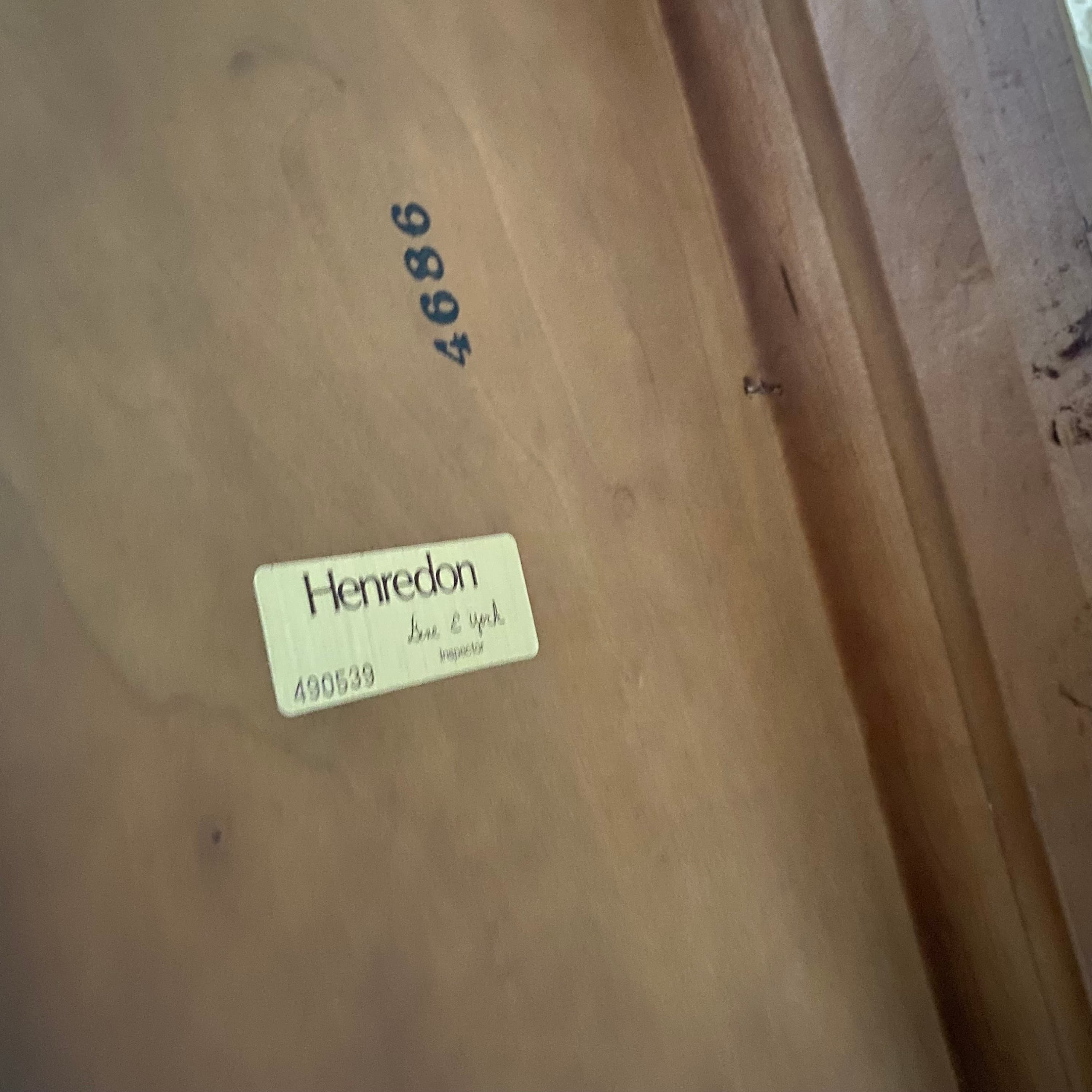 Chinoiserie Console by Henredon Furniture - Vintage Walnut Wood Asian Style Sofa or Entry Table - Thumbnail 6