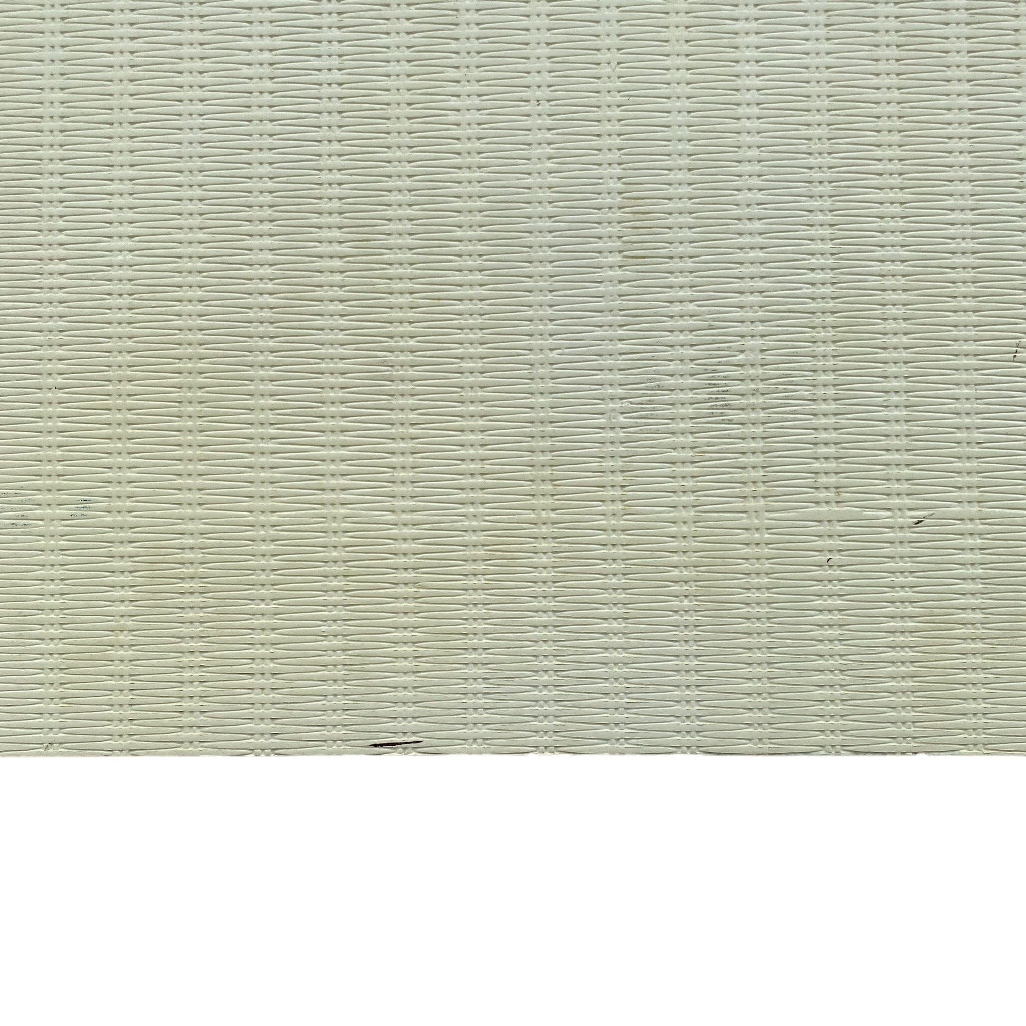 Faux Bamboo Queen Headboard with Rattan Wicker - Vintage White Broyhill Coastal Hollywood Regency Bedroom Furniture - Thumbnail 4