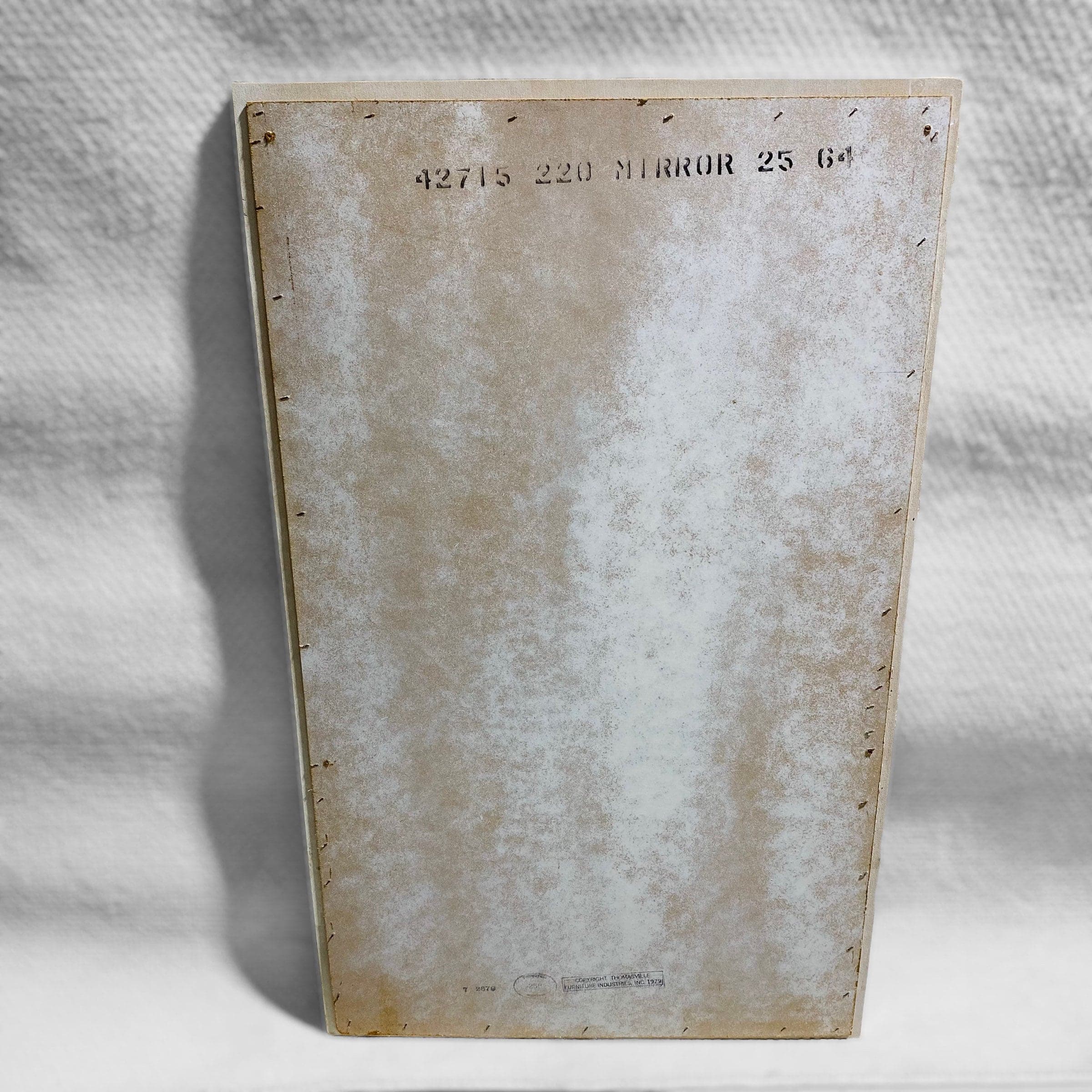 Chinoiserie Mirror by Thomasville 46x28 LOCAL PICKUP Vintage Creamy White Faux Bamboo Fretwork Brass Asian Chinese Chippendale Style - Thumbnail 6