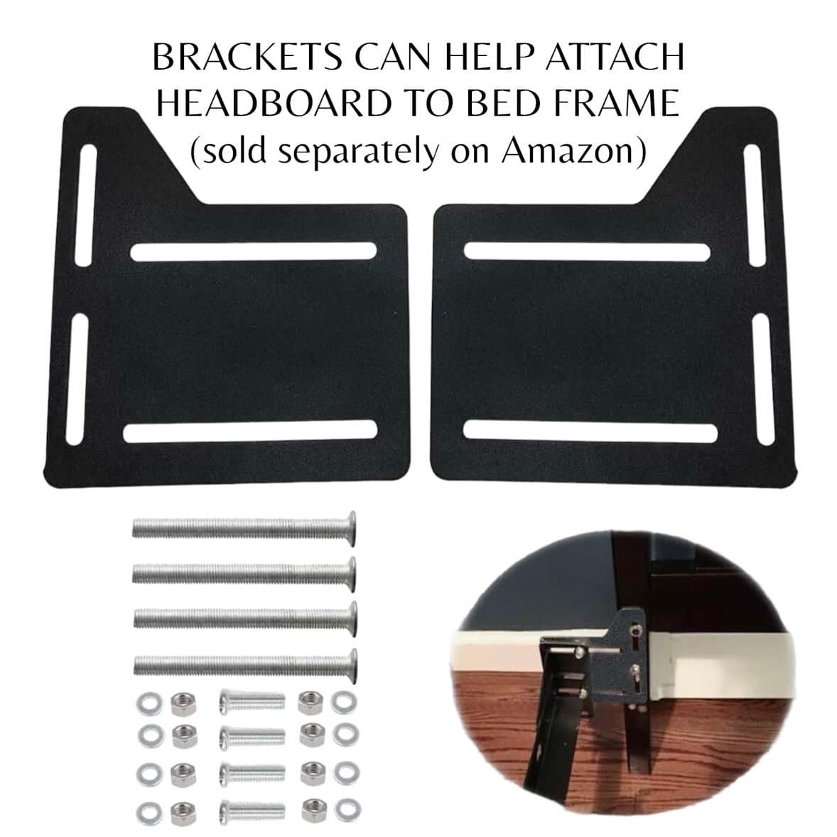 Chinoiserie King Headboard in Tan with Gold Brass Details - Vintage Asian Style Bedroom Furniture - Thumbnail 10