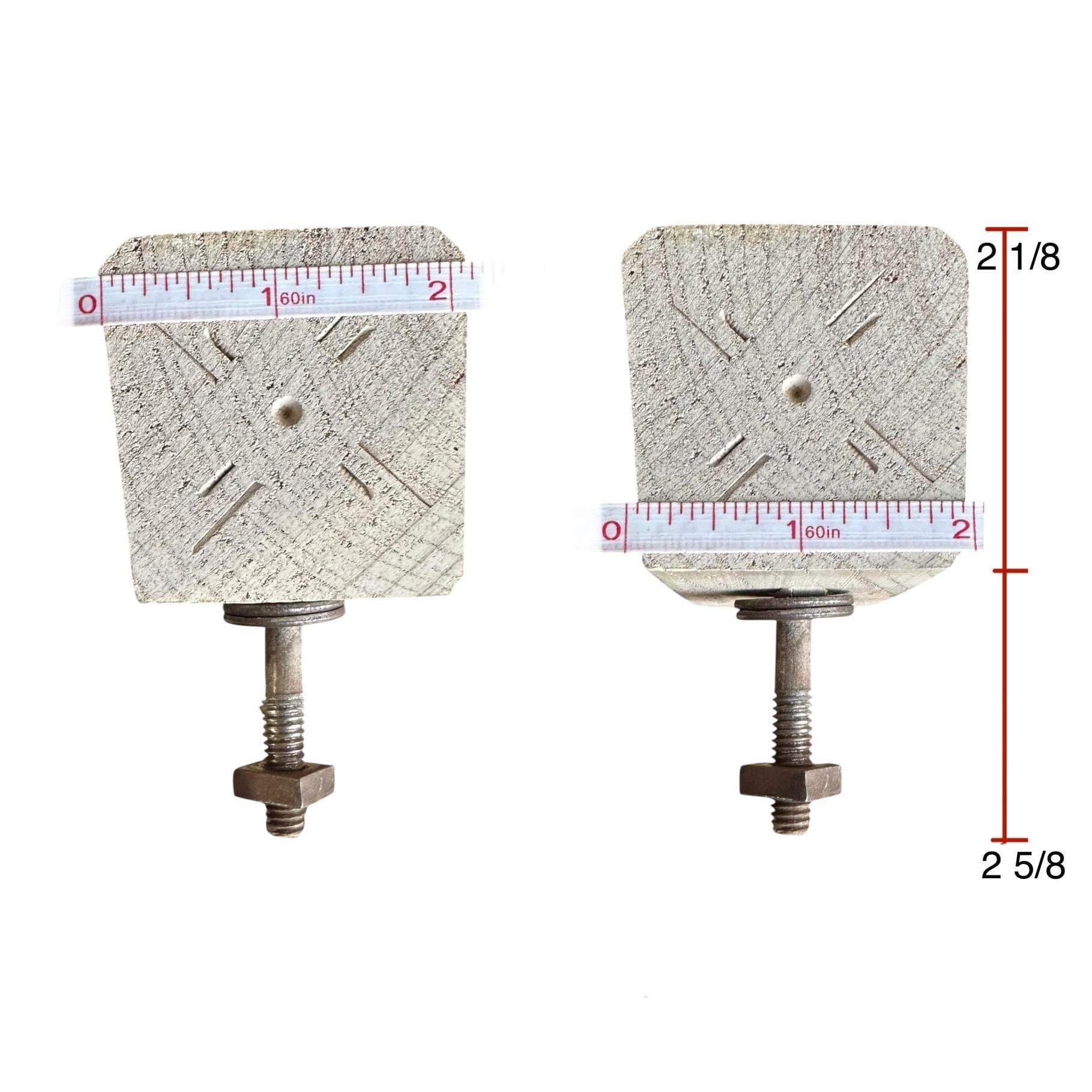 Round Faux Bamboo Wood Table Leg 29" - Vintage Furniture Part - Coastal Chinoiserie Hollywood Regency Dining Leg Replacement - Thumbnail 6