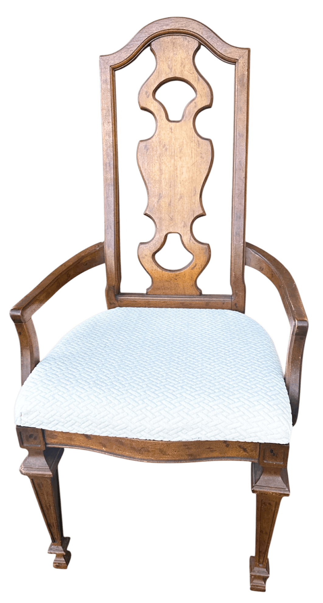 Drexel ‘Livorno’ Italian Neoclassical Pecan Wood Dining Table - 102” Fully Extended and 6 Chairs - Made in 1968 - Thumbnail 5