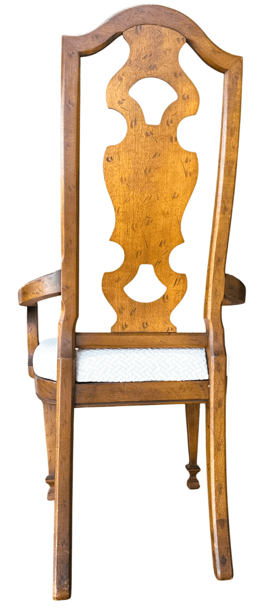 Drexel ‘Livorno’ Italian Neoclassical Pecan Wood Dining Table - 102” Fully Extended and 6 Chairs - Made in 1968 - Thumbnail 6