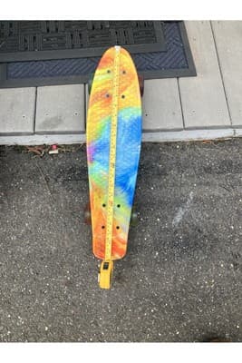 Skatro Picasso Mini Cruiser Skateboard 22x6inch Retro Style Plastic Board - Thumbnail 3