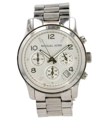 Michael Kors Women's Runway Silver-Tone Watch MK5076 38mm - Image 1