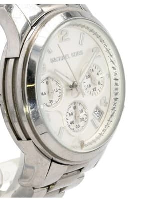 Michael Kors Women's Runway Silver-Tone Watch MK5076 38mm - Thumbnail 5